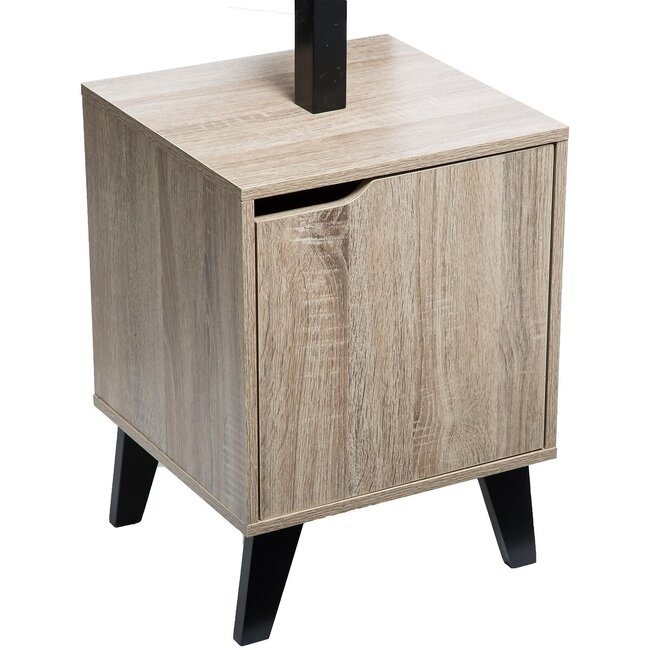 Coat Rack - Natural - Black