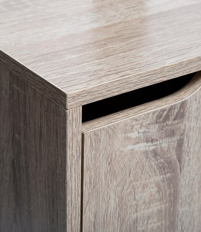 Coat Rack - Natural - Black