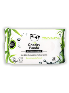Cheeky Panda Moist Facial Wipes - 6 Pack - 99% Purified Water