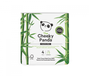 Cheeky Panda Bamboo Toilet Paper - 12 Rolls - 3 Layers - Vegan