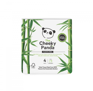 Cheeky Panda Bamboo Toilet Paper - 12 Rolls - 3 Layers - Vegan