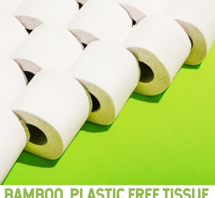 Bamboo Toilet Paper - 12 Rolls - 3 Layers - Vegan - Cheeky Panda