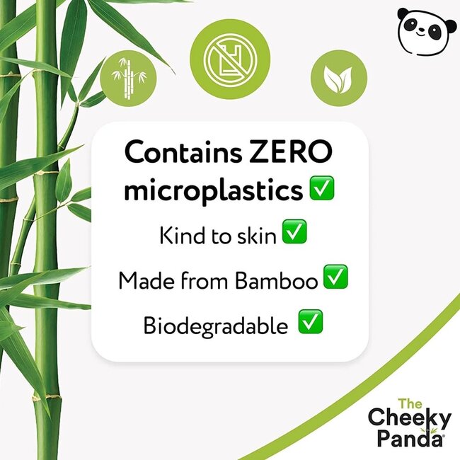 Soft Bamboo Baby Wipes - 6 Pack - Natural Purified Water - Cheeky Panda