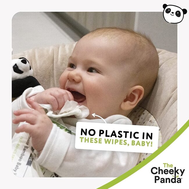 Soft Bamboo Baby Wipes - 6 Pack - Natural Purified Water - Cheeky Panda