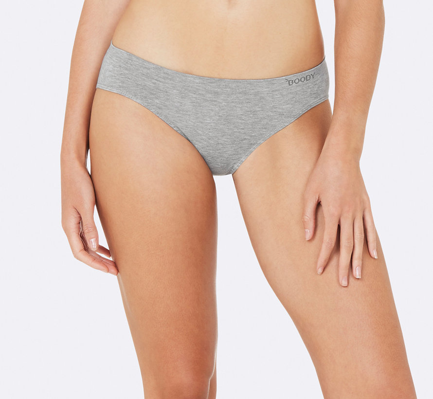 Culotte Bikini Classique Bambou - 2 Pièces - Femme - Gris - Body