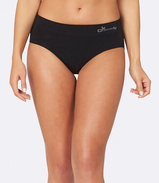 Boody Bamboe Midi Heupslip - 2 Stuks - Zwart - Boody