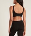 Padded Shaper Crop Bra - 2 Pieces - Women - Black - Boody