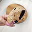 Wicker Headband - Turban - Beige