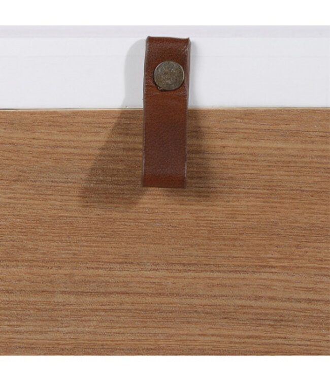 Vintage Nachtkastje - Rechthoekig - Wit en Beige