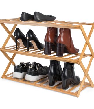 Compactor Shoe rack with 3 floors - Compactor - Foldable