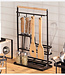 Black Kitchen Organizer for Efficient Storage Space - Five