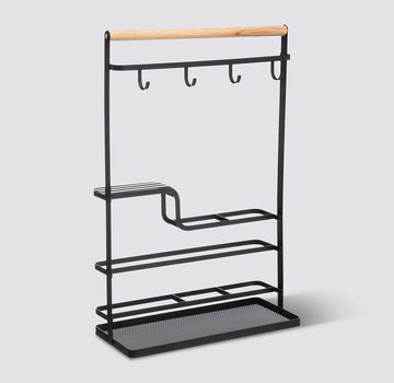  5Five Keukenrek Multifunctioneel - Keuken Organizer - Zwart