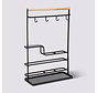 Black Kitchen Organizer for Efficient Storage Space - Five