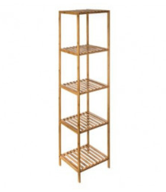 Bamboo storage rack with 4+2 levels - Natural - Five