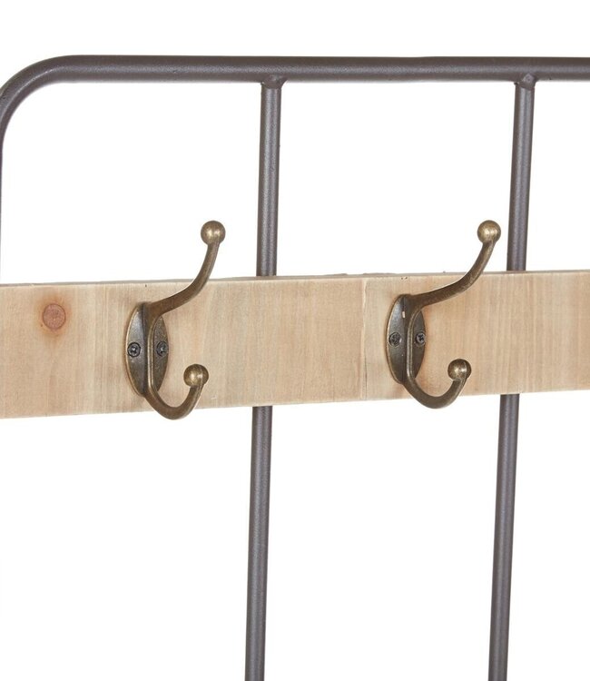 Bamboe Staande Kapstokmeubel - Industrieel en Natuurlijk Design - Atmosphera