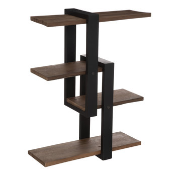 Atmosphera créateur d'intérieur Etagère - Rangement - Design Unique - 60x25x78 - Marron