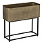 Set van 2 goudkleurige plantenbakken - Hoogte 51 cm - Stijlvol en praktisch - Atmosphera