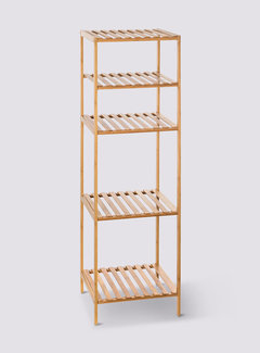  5Five Bamboo Storage Shelf - 5 Levels - Natural