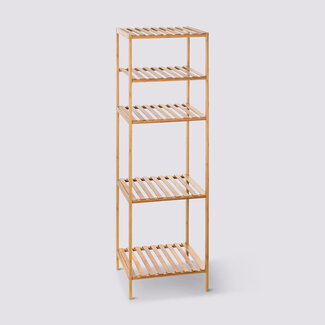  5Five Bamboo Storage Shelf - 5 Levels - Natural