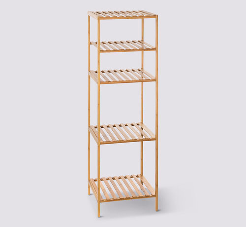 5Five Bamboo Storage Rack with 5 Layers for Extra Storage Space - Five