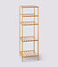 Bamboo Storage Rack with 5 Layers for Extra Storage Space - Five