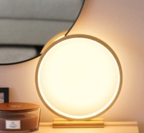 5Five Lampe LED ronde en bambou 32 cm - Beige