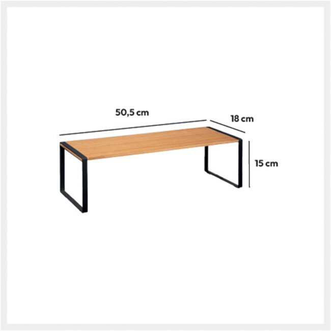 Spice Rack - Kitchen Cabinet - Stackable - Black - 5Five