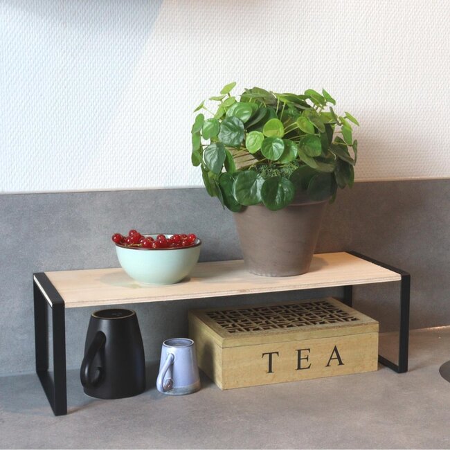 Spice Rack - Kitchen Cabinet - Stackable - Black - 5Five