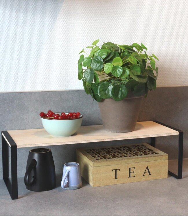 Spice Rack - Kitchen Cabinet - Stackable - Black - 5Five