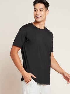 Boody T-Shirt Homme - Col Rond - 2 Pièces - Noir