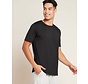 T-Shirt Homme - Col Rond - 2 Pièces - Noir - Body