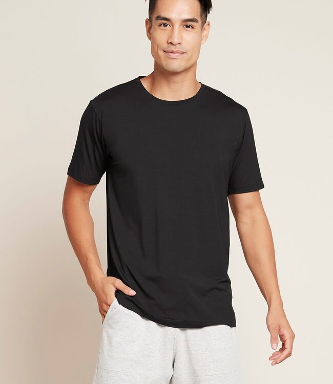 Heren T-Shirt - Ronde Hals - 2 Stuks - Zwart - Boody