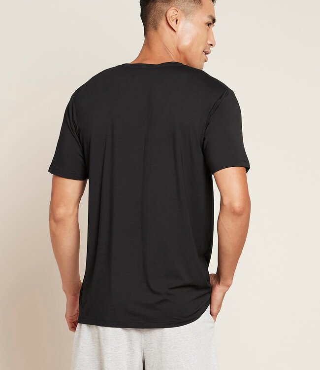 Heren T-Shirt - Ronde Hals - 2 Stuks - Zwart - Boody