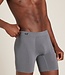 Herenboxer Middellang - 2 Stuks - Donkergrijs - Boody