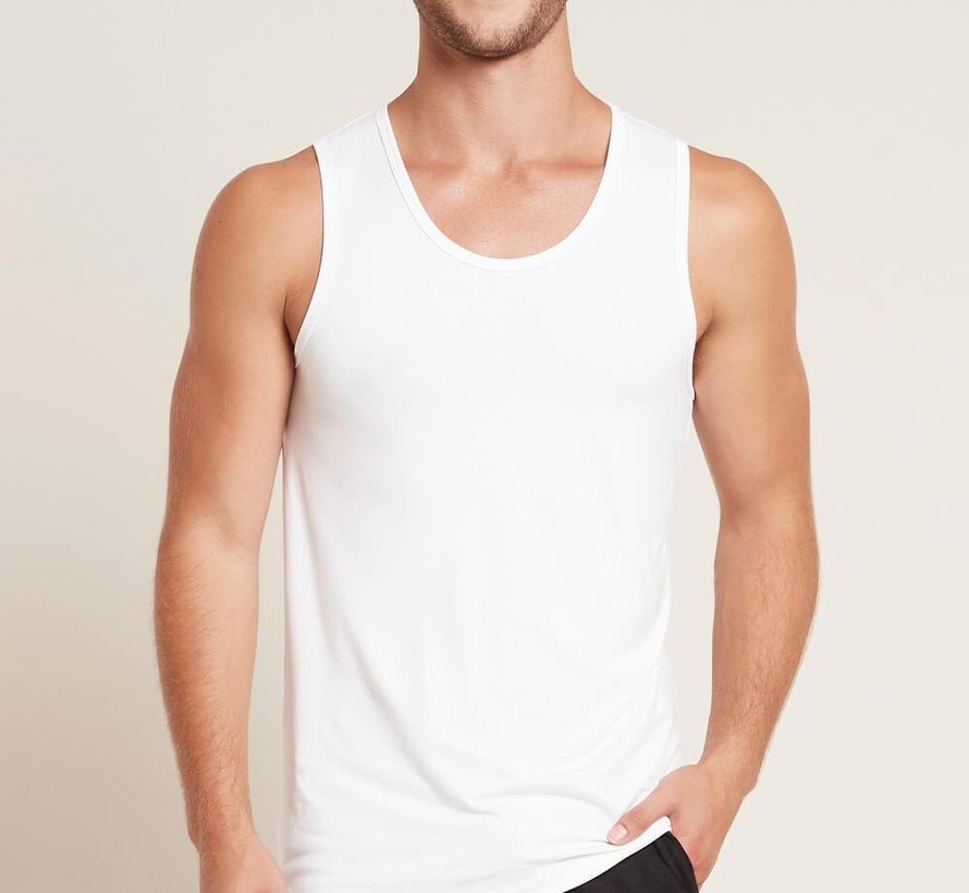 Men's Singlets - 2 Pack - White - Tanktops -  Boody