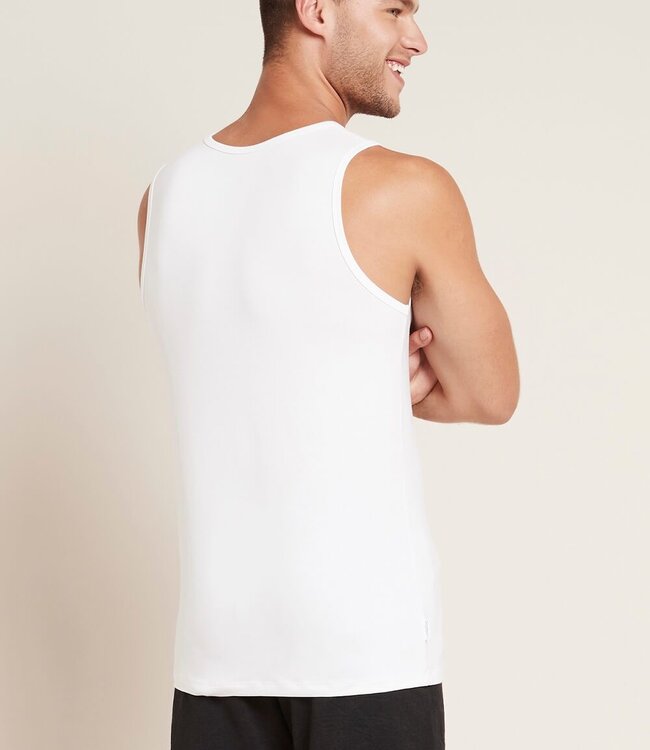 Men's Singlets - 2 Pack - White - Tanktops -  Boody