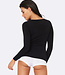 Dames Top - Lange Mouwen - 2 Stuks - Zwart - Boody