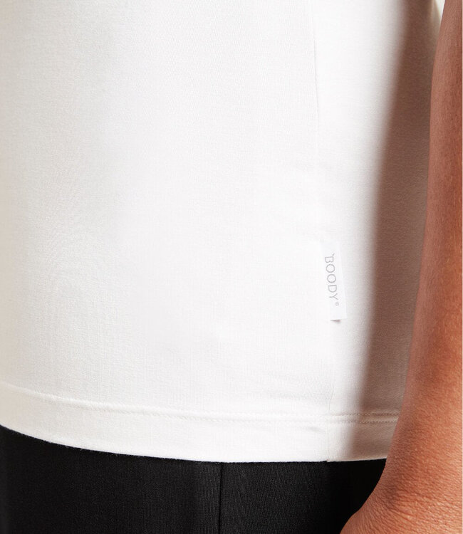 Dames T-Shirt - Ronde Hals - 2 Stuks - Wit - Boody