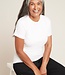 Dames T-Shirt - Ronde Hals - 2 Stuks - Wit - Boody