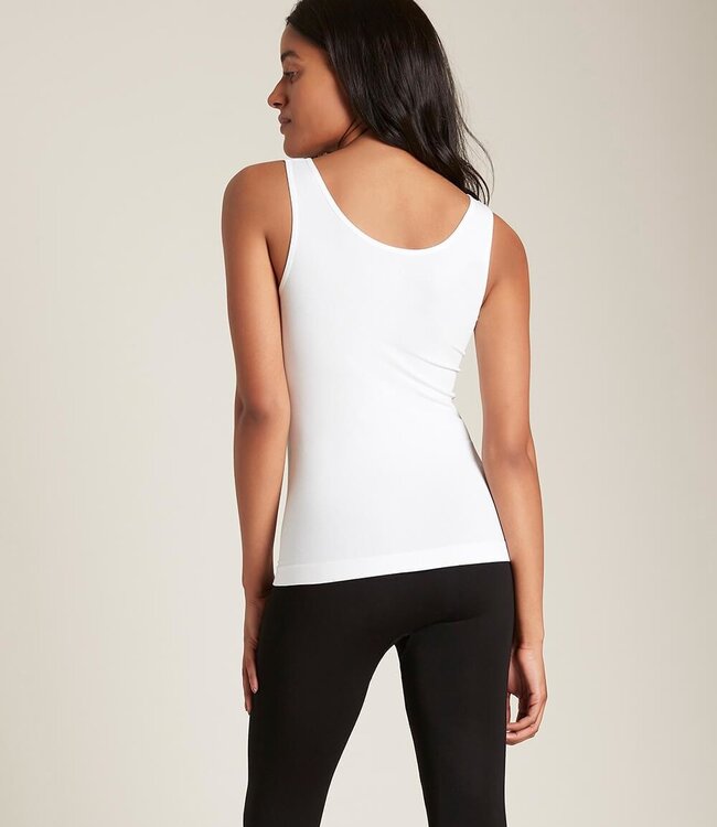 Ladies Tank Top - Jumpsuit - 2 Pieces - White - Boody