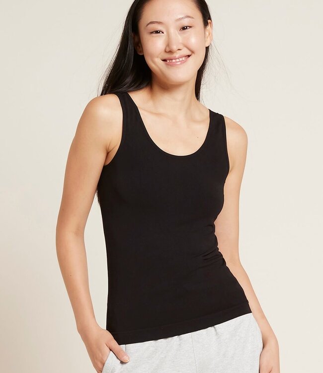 Ladies Tank Top - Jumpsuit - 2 Pieces - Black - Boody