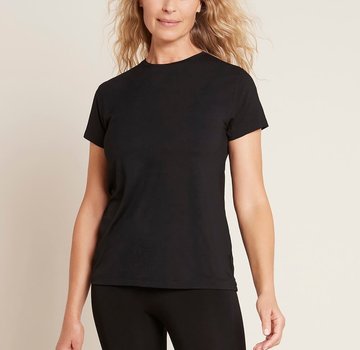 Boody Dames T-Shirt - Ronde Hals - 2 Stuks - Zwart