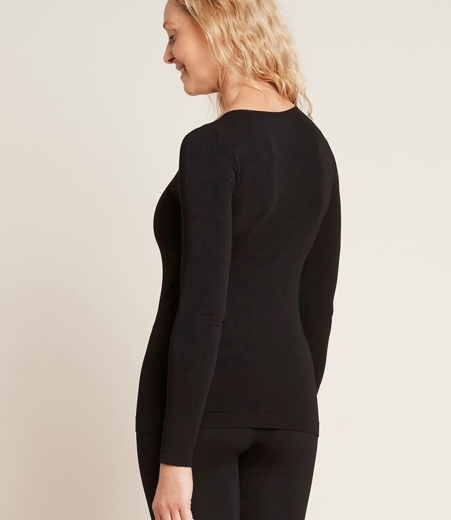 Dames Top - Lange Mouwen - 2 Stuks - Zwart - Boody