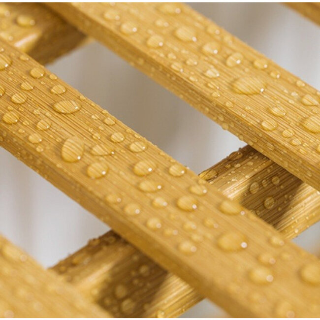 Plant rack with 4 tiers easily foldable - Brown - Flower rack - Bamboo