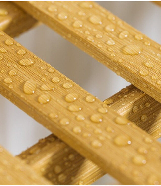 Plant rack with 4 tiers easily foldable - Brown - Flower rack - Bamboo