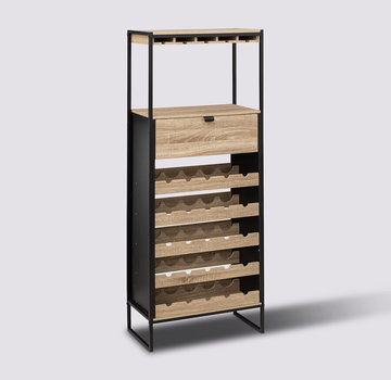  5Five Bar cabinet - Bottle rack - 25 Bottles - Natural