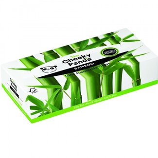 Cheeky Panda Bamboo Tissues - 6 Pack Cheeky Panda - 80 Tissues per box