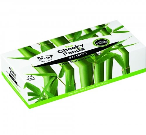 Cheeky Panda Bamboo Tissues - 6 Pack Cheeky Panda - 80 Tissues per box