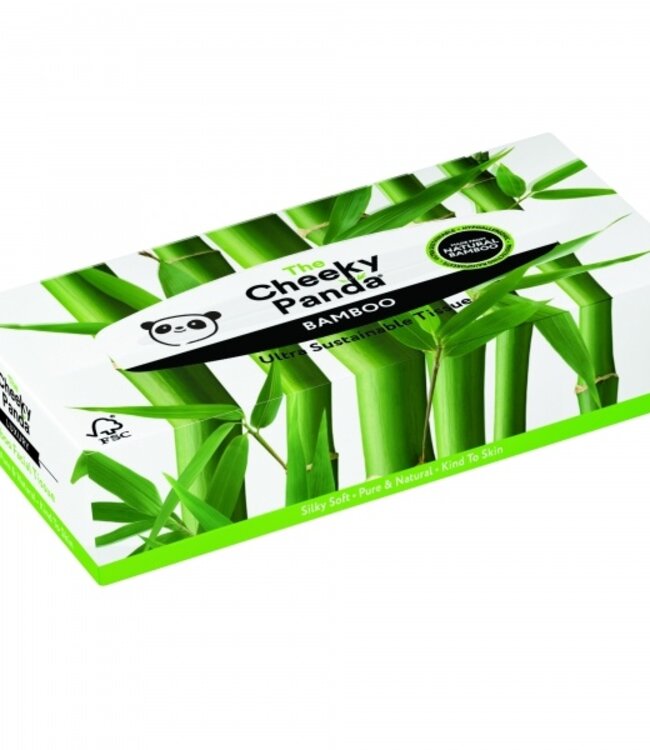 Bamboe Tissues - 6 Stuks Cheeky Panda - 80 Tissues per doos