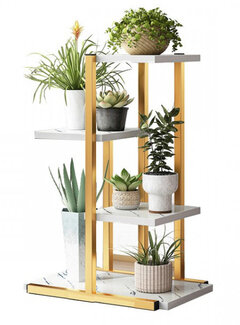 Ecarla Practical Plant Stand for Flowers and Plants - Natural